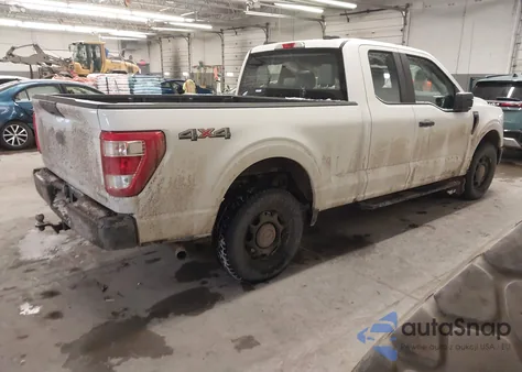 2021 Ford F-150 Xl из США, поврежденный, VIN 1FTEX1EB7MFB02044